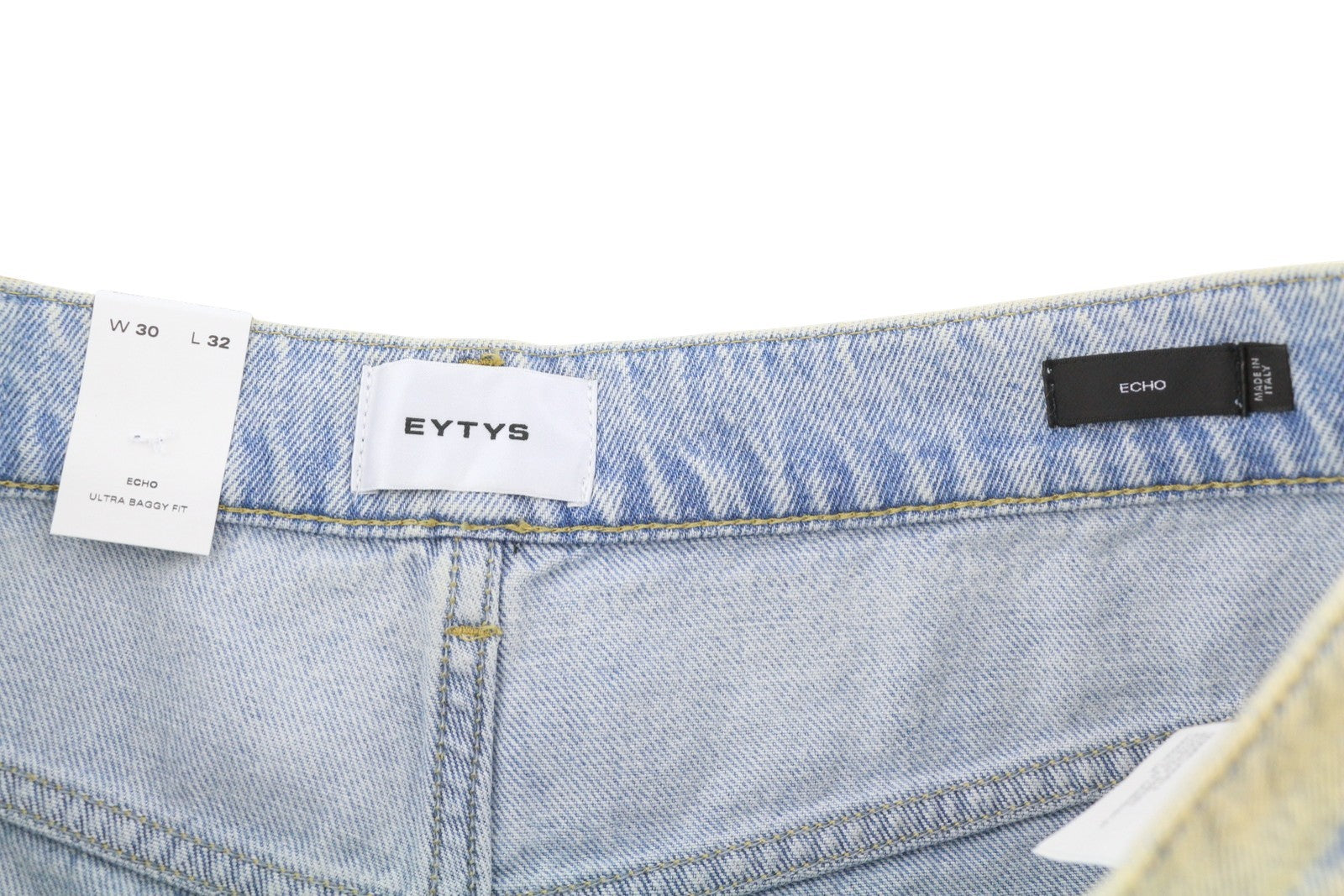 EYTYS Echo Bronze Ultra Baggy Women Jeans W30/L32 Worn Men Unisex RRP370