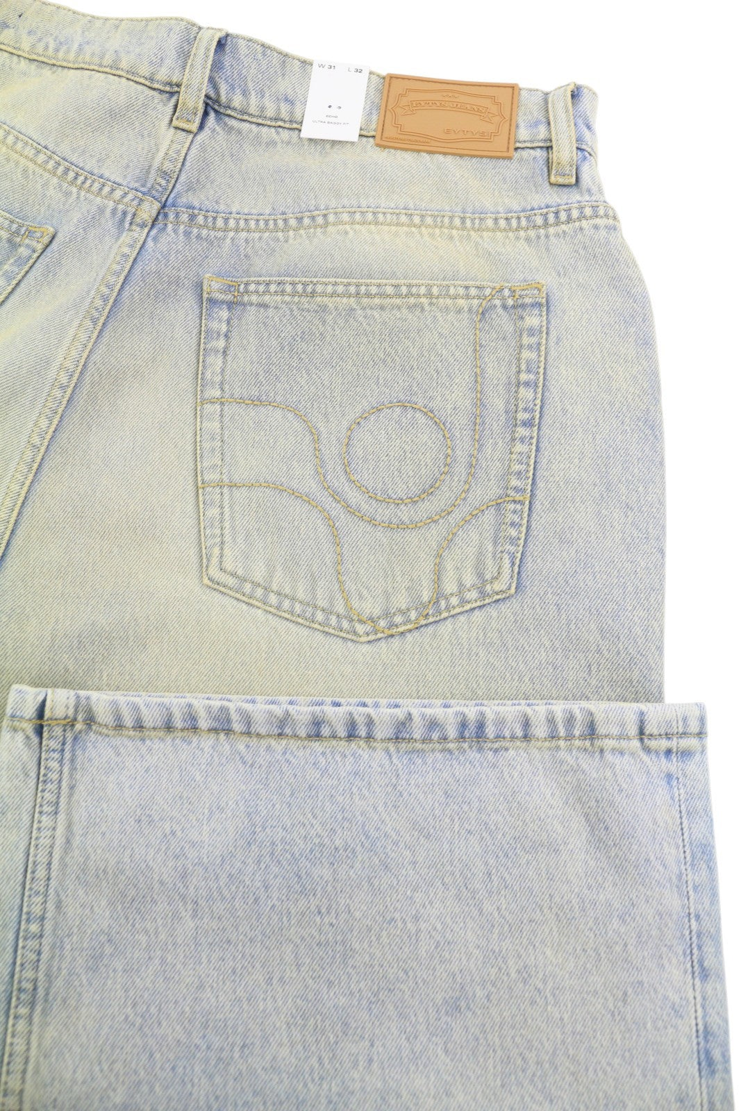 EYTYS Echo Bronze Ultra Baggy Women Jeans W31/L32 Used Men Unisex RRP370
