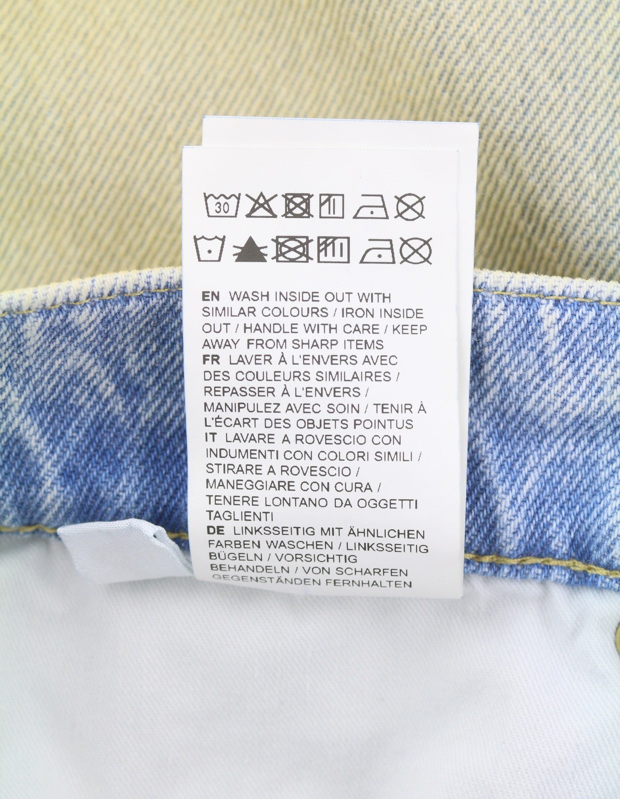 EYTYS Echo Bronze Ultra Baggy Women Jeans W32/L32 Faded Men Unisex RRP370