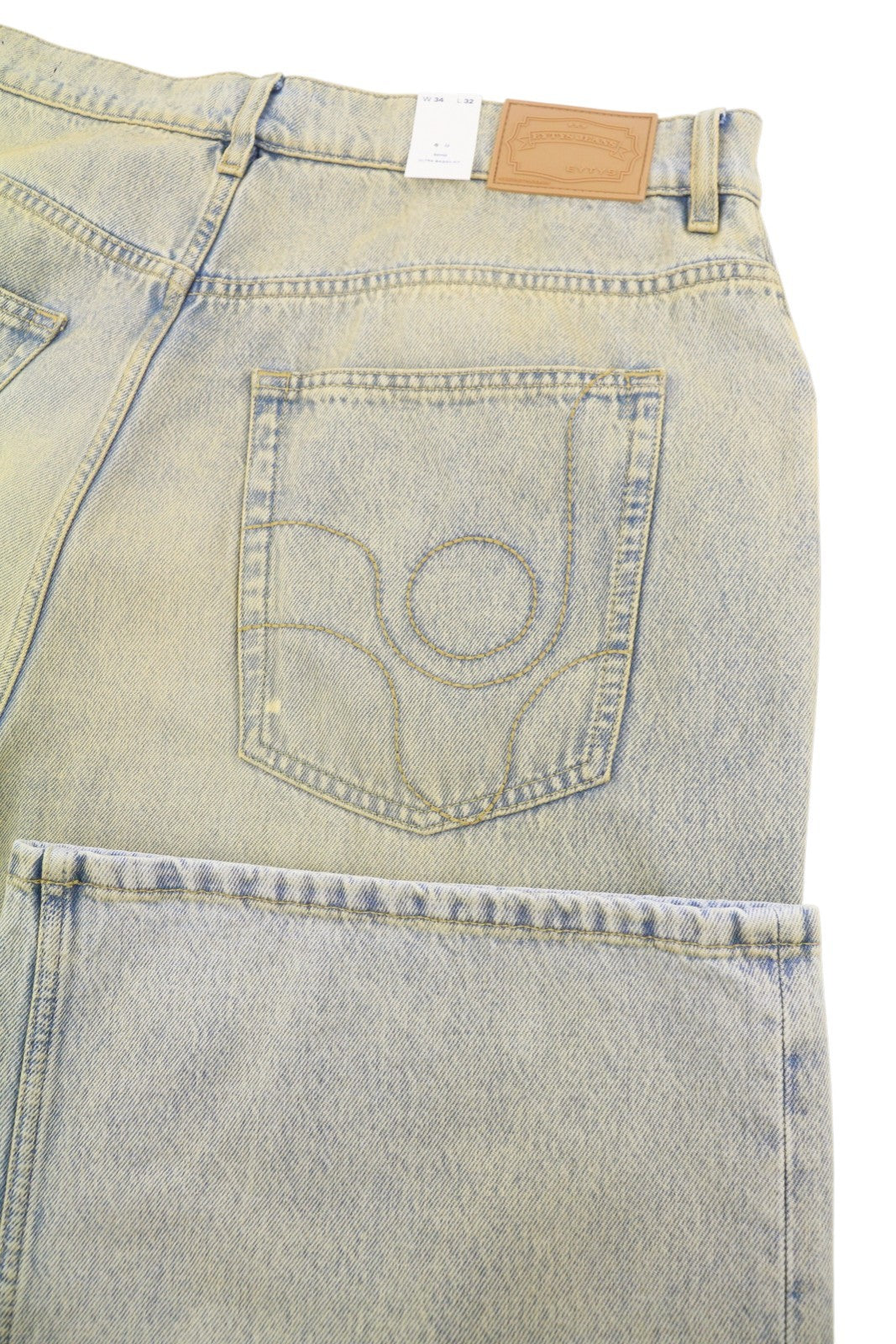 EYTYS Echo Bronze Ultra Baggy Women Jeans W34/L32 Vintage Men Unisex RRP370