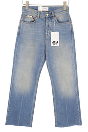 EYTYS Avalon Torn Indigo Cropped Bootcut Fit Women Jeans W25/L32 Blue RRP370