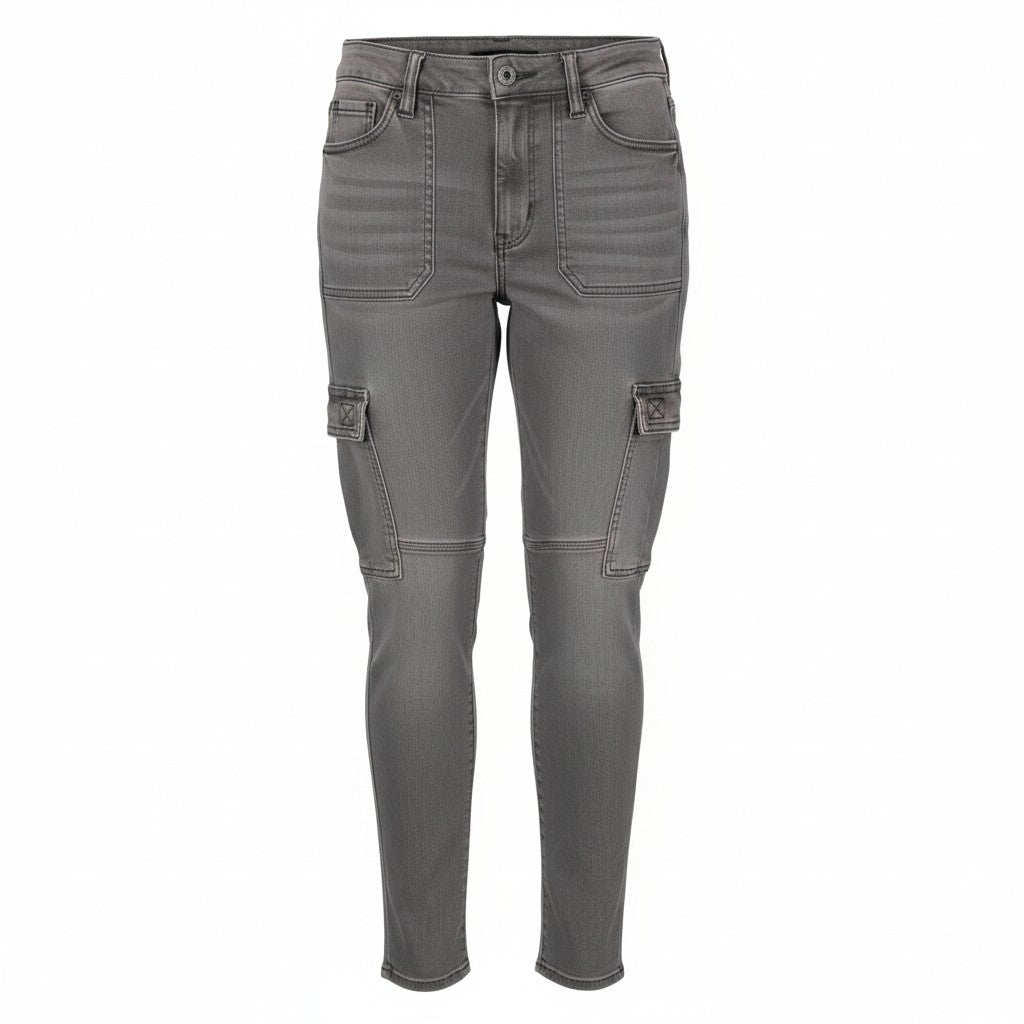 AMERICAN EAGLE OUTFITTERS Super Hi-Rise Jegging Women Jeans W27 Grey Smoke