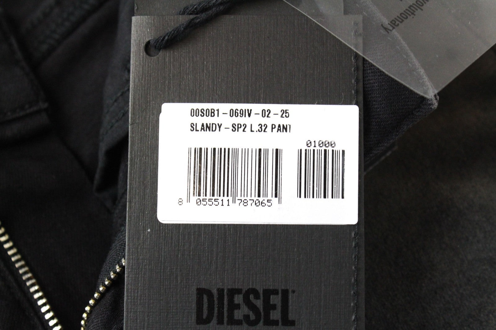 DIESEL Slandy-SP2 069IV Women Jeans W25/L32 Super Slim Skinny Grey Coloured