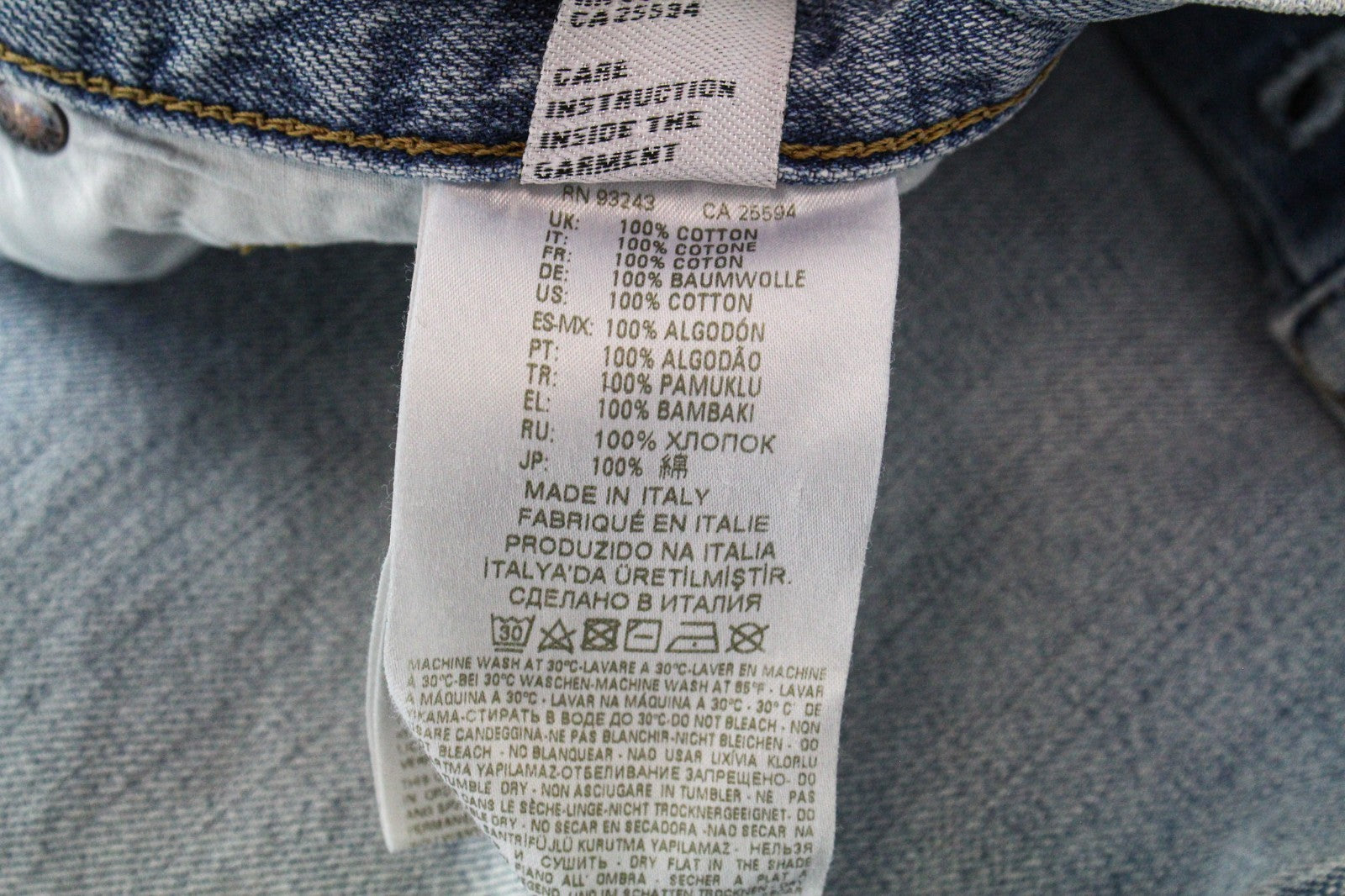DIESEL Mharky 080AF Men Jeans W29/L30 Slim-Skinny Blue Pure Cotton Ripped