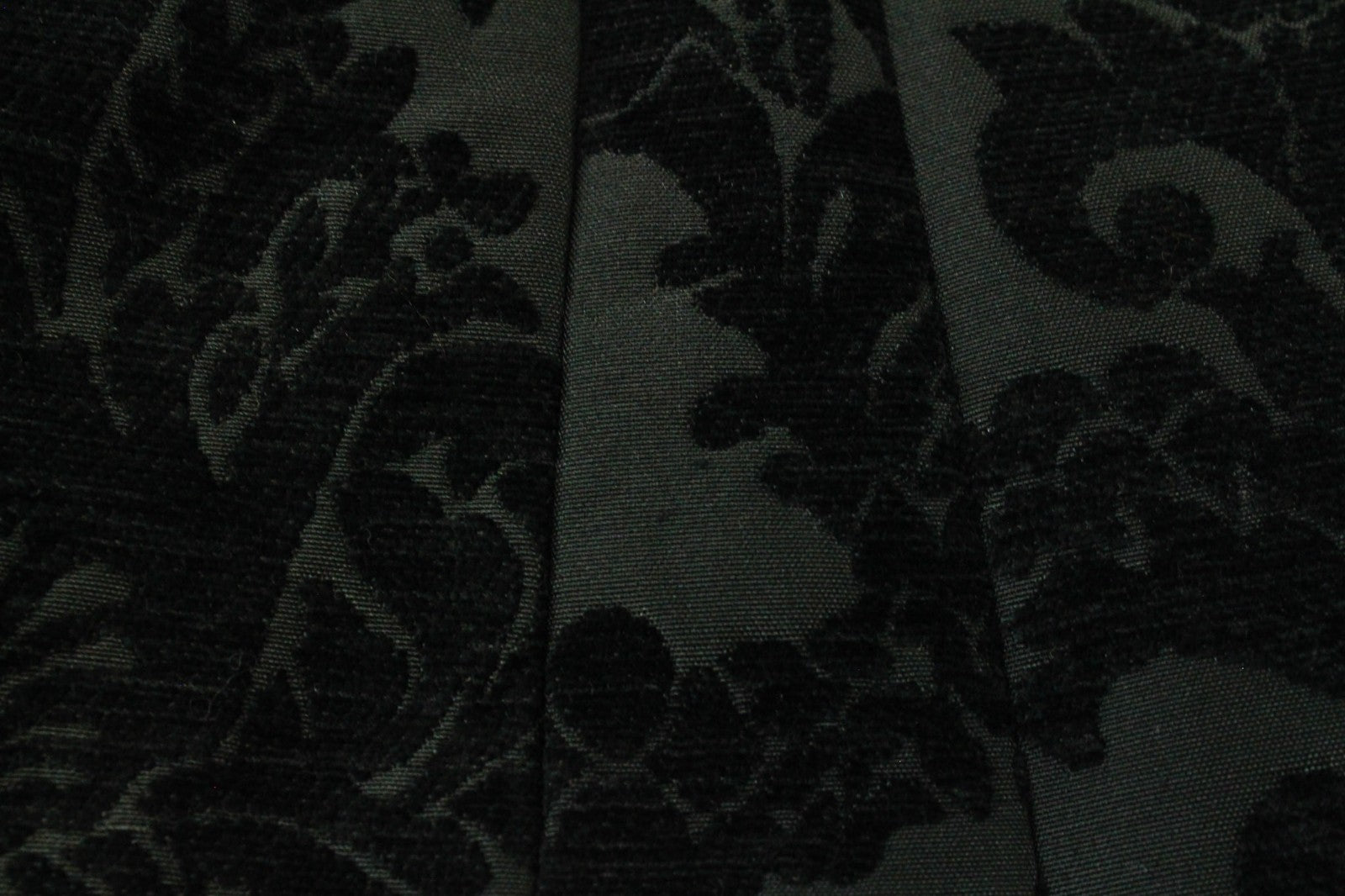 DESIGUAL Dable Women Coat EU38 M Black Jacquard Pattern Designer Mid-Length