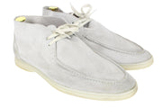 SUITSUPPLY Men Casual Shoes EU43 Beige High-Top Double-Faced Suede Leather