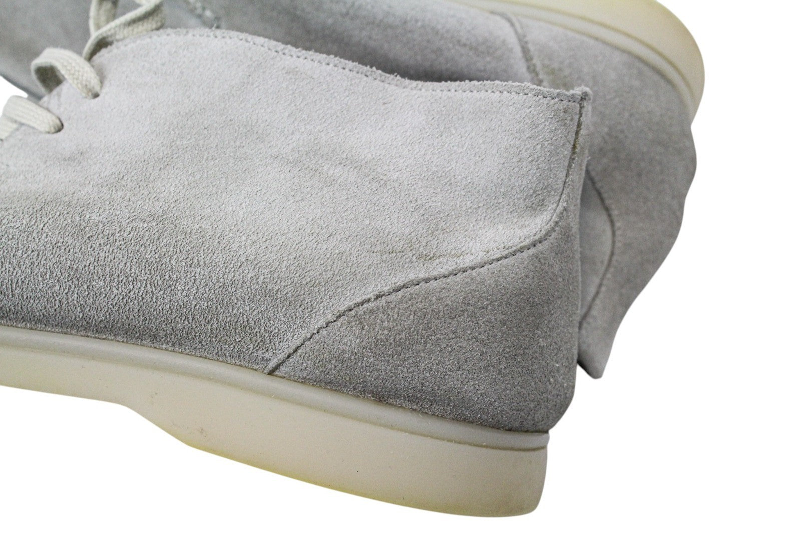 SUITSUPPLY Men Casual Shoes EU43 Beige High-Top Double-Faced Suede Leather
