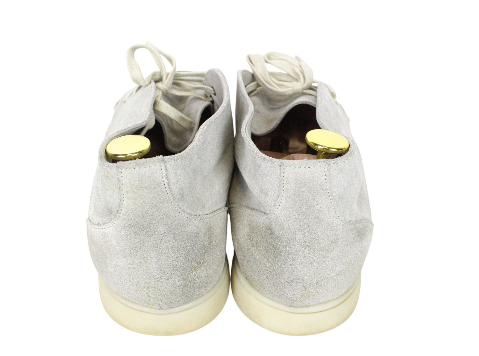 SUITSUPPLY Men Casual Shoes EU43 Beige High-Top Double-Faced Suede Leather