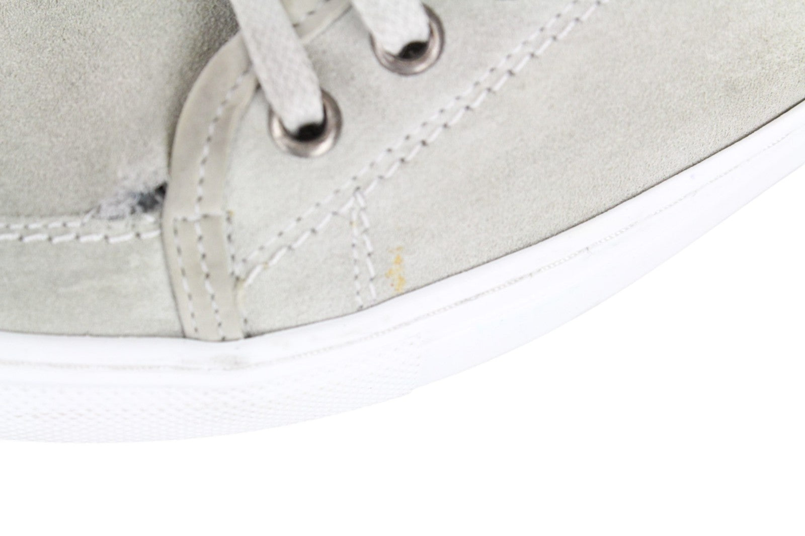 SUITSUPPLY Men Sneakers EU40 Beige Leather Low-Shaft Suede Calfskin Classic