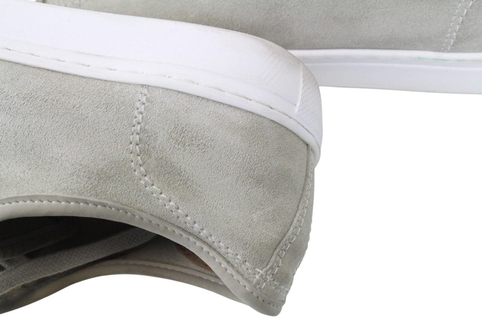SUITSUPPLY Men Sneakers EU40 Beige Leather Low-Shaft Suede Calfskin Classic