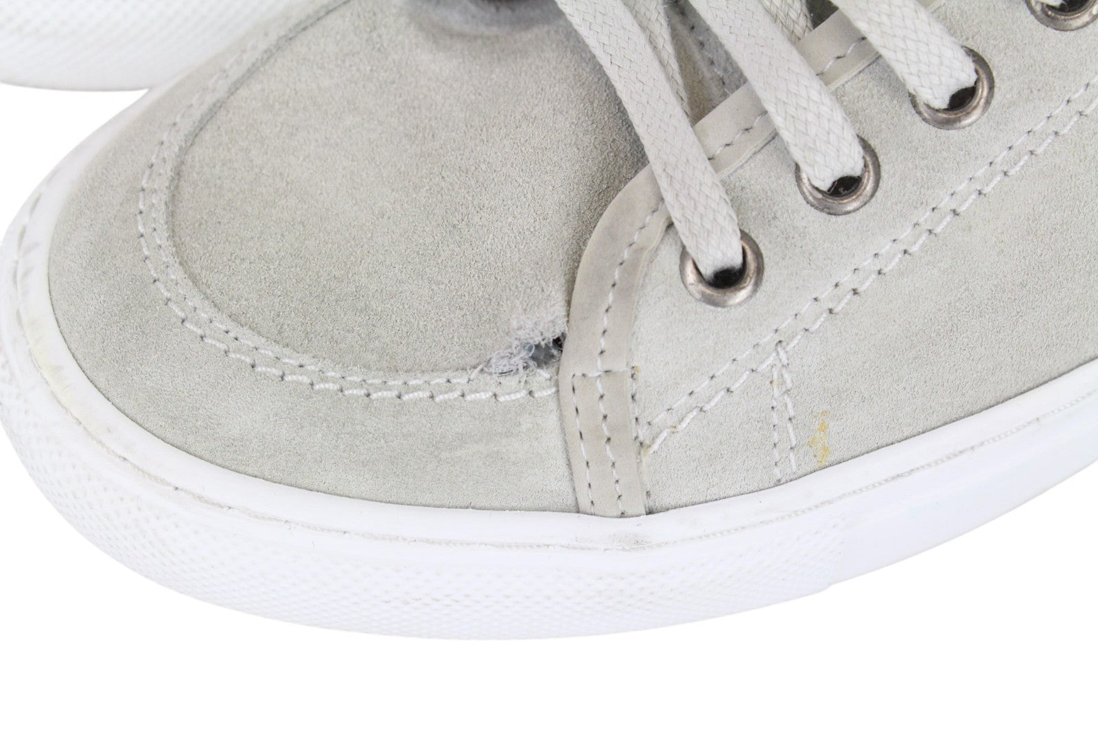 SUITSUPPLY Men Sneakers EU40 Beige Leather Low-Shaft Suede Calfskin Classic