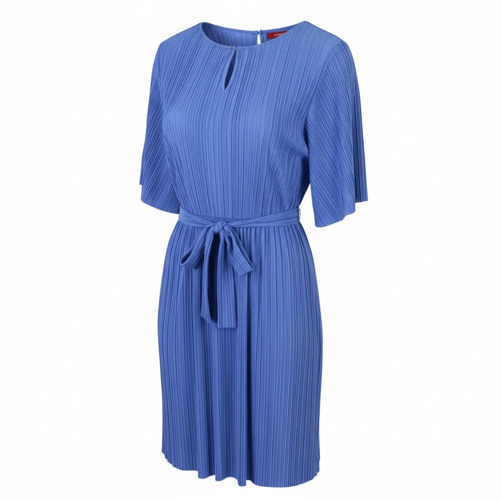 Blue Polyester Dress