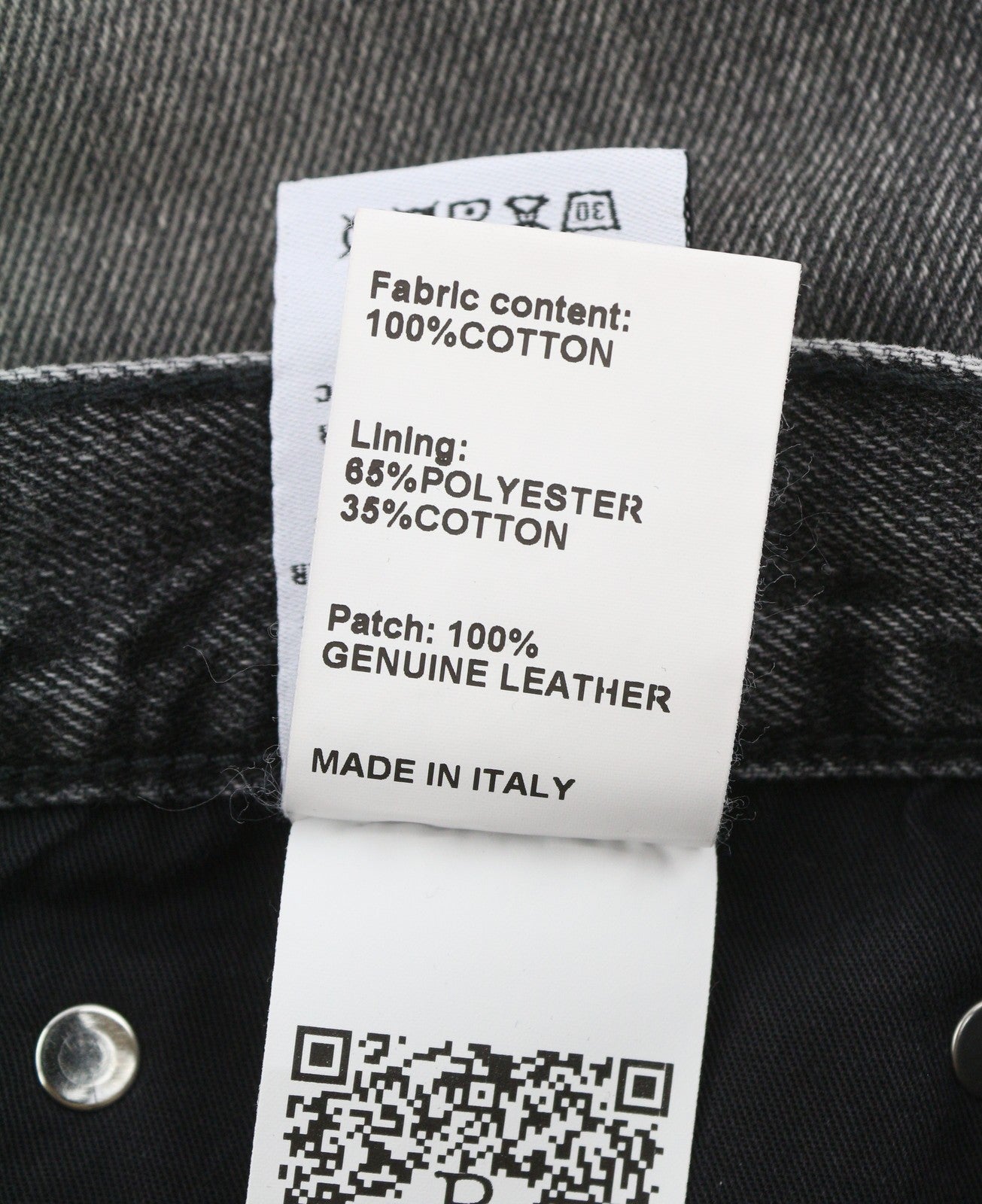 R13 D'Arcy Loose Men Jeans 30 Polaris Black Whisker Fade PS26 RRP895