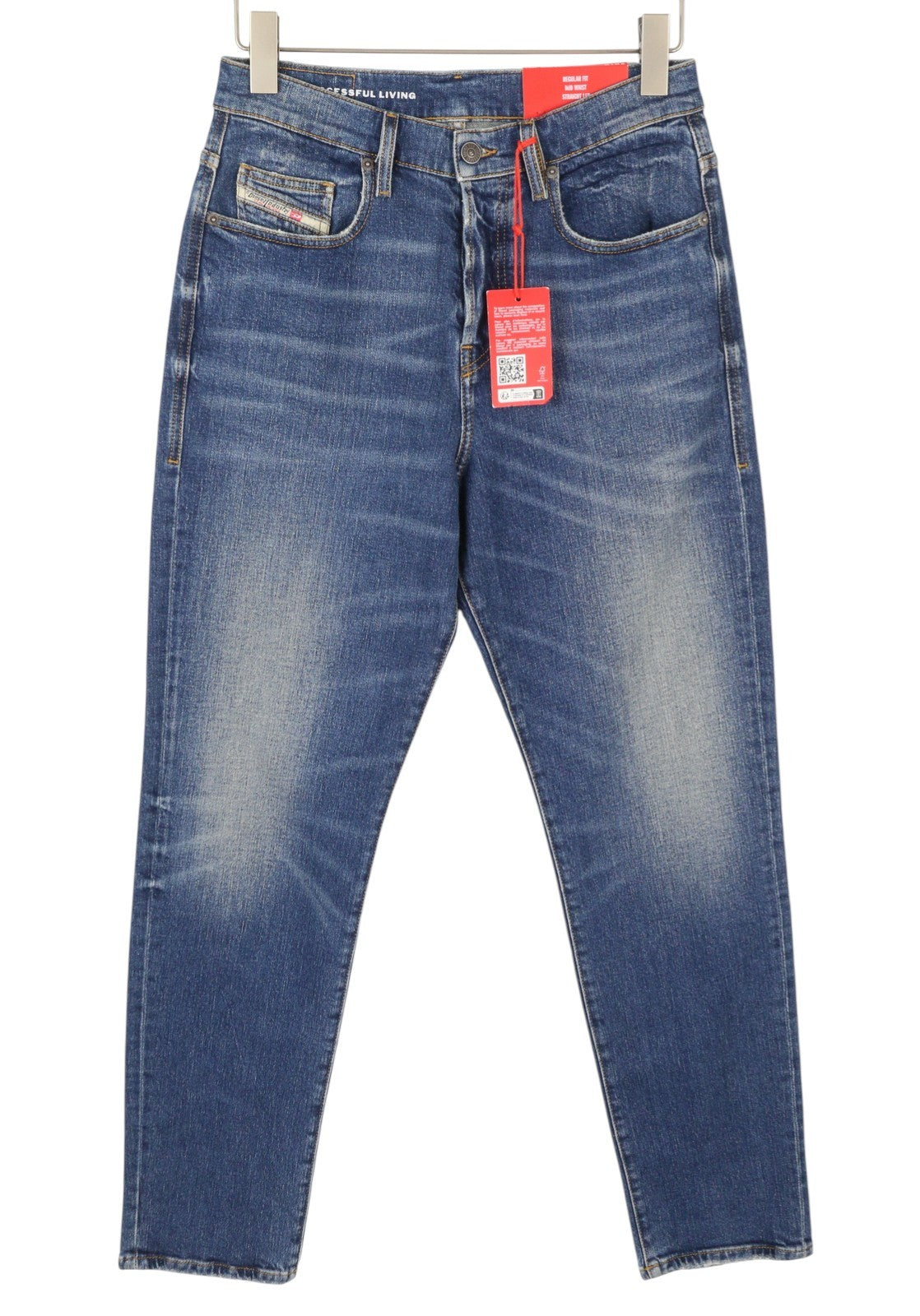 DIESEL 2020 D-Viker 007L1 Men Jeans W28/L32 Straight Regular RRP352