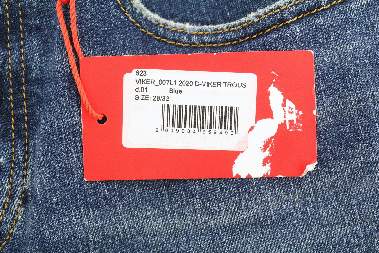 DIESEL 2020 D-Viker 007L1 Men Jeans W28/L32 Straight Regular RRP352