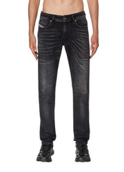 DIESEL 1979 Sleenker 09G54 Men Jeans W29/L34 Black Fade Skinny Low Waist