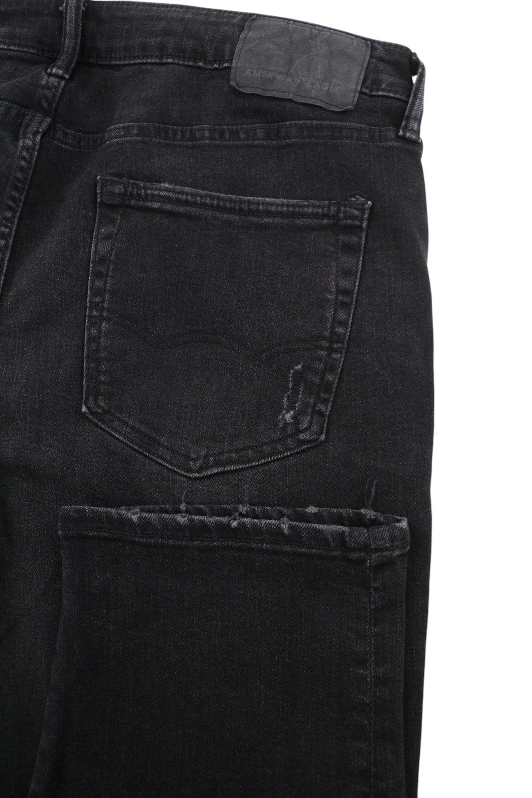 AMERICAN EAGLE OUTFITTERS Airflex+ Men Jeans W34/L30 Black Slim Stretch