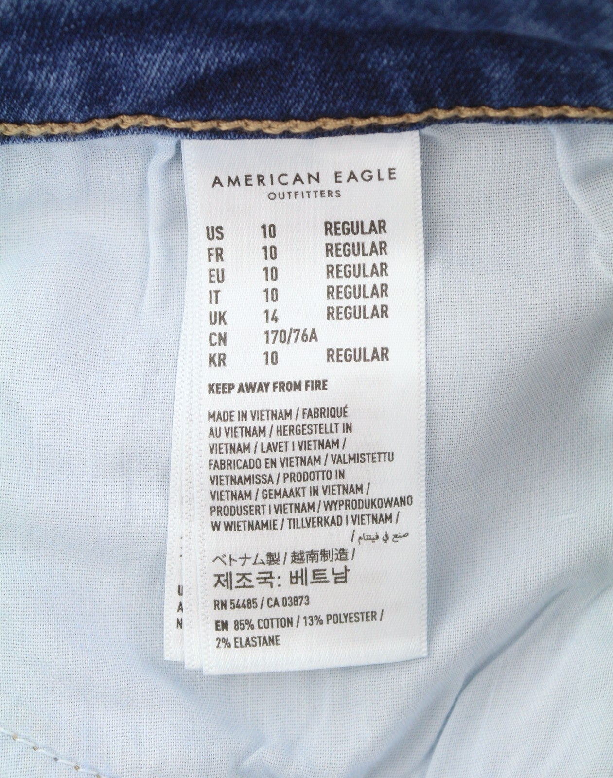 AMERICAN EAGLE OUTFITTERS Super Hi-Rise Jegging Women Jeans W30 Soft Stretch