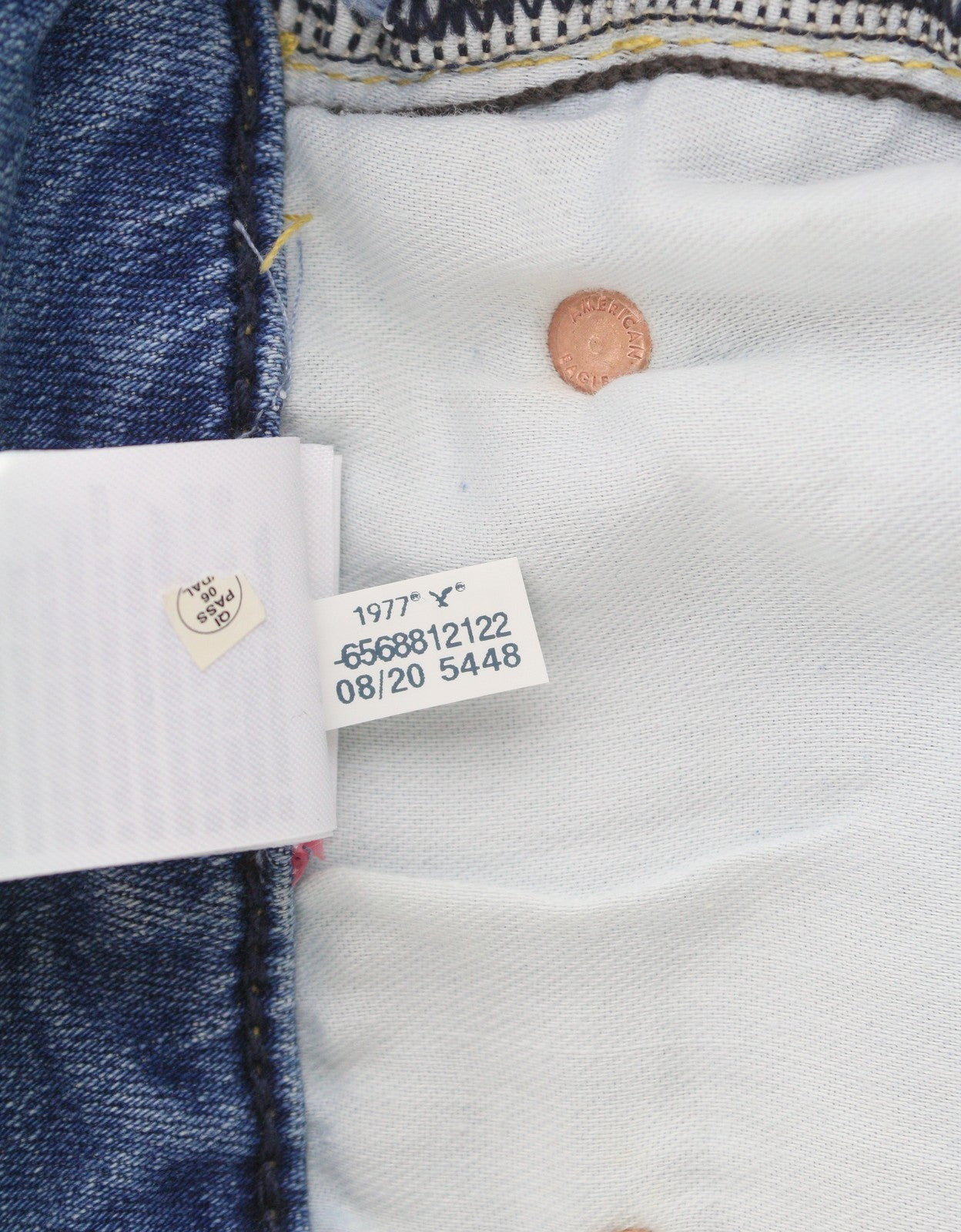 AMERICAN EAGLE OUTFITTERS Airflex+ Men Jeans W32/L30 Bright Skinny Faded Blue