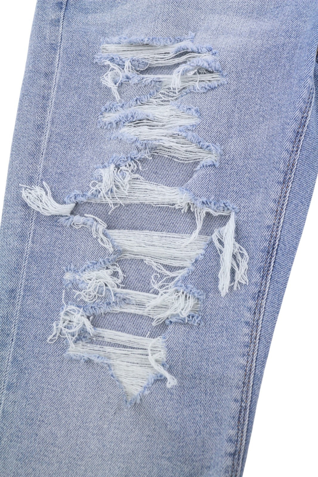 AMERICAN EAGLE OUTFITTERS Mom Women Jeans W27 Blue Patch Stretch Distressed