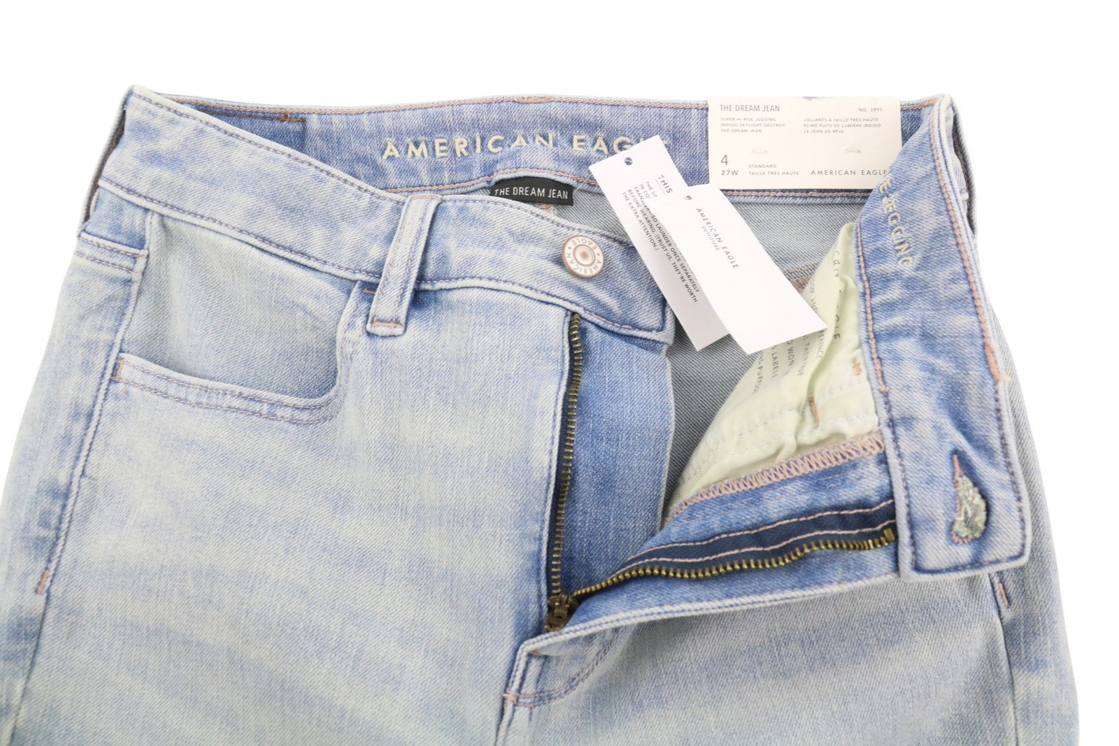 AMERICAN EAGLE OUTFITTERS The Dream Women Jeans W27 Super Hi-Rise Jegging