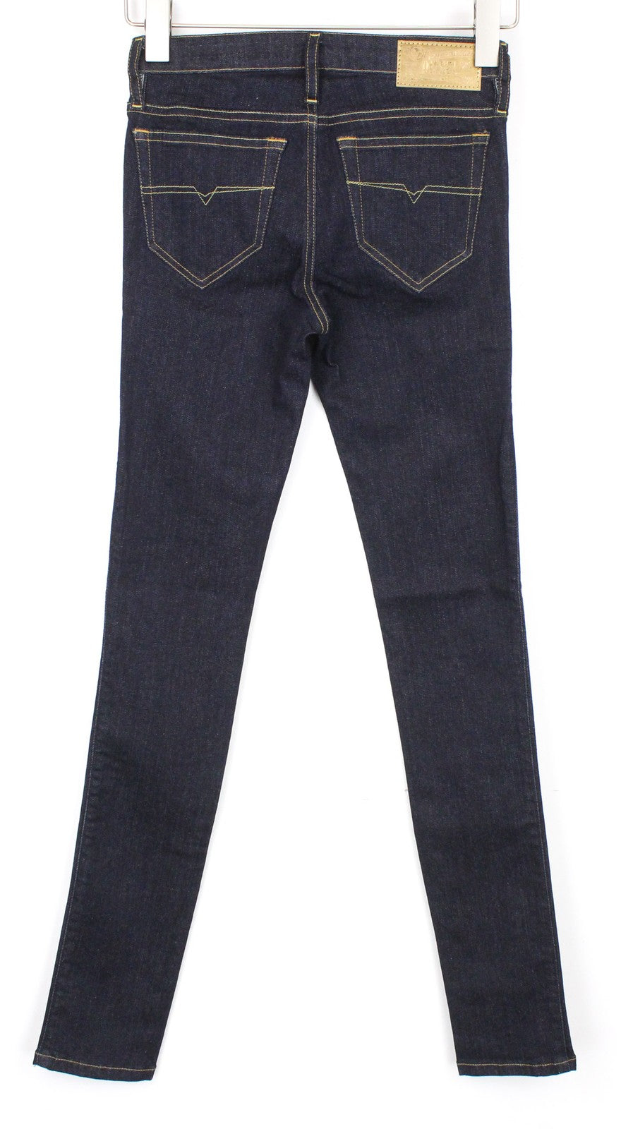 DIESEL Skinzee 0813C Women Jeans W25/L32 Blue Stretch Super Slim Skinny Fit