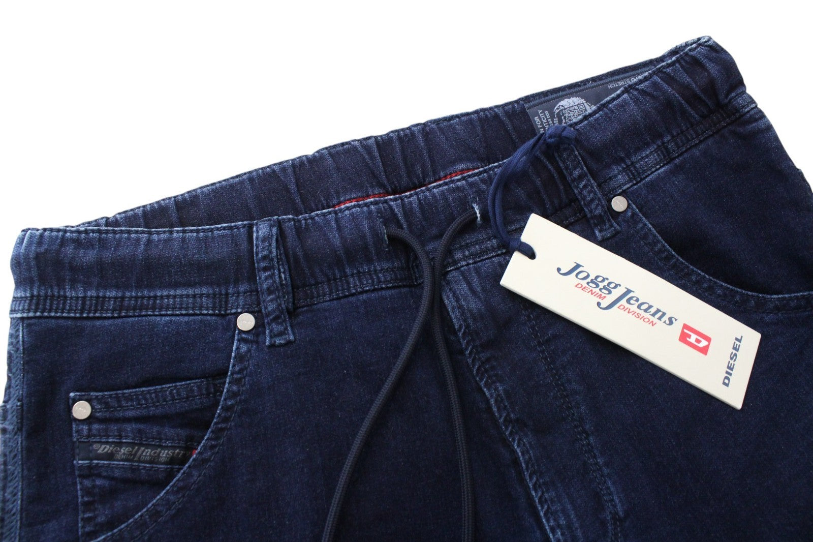 DIESEL Krooley-NE 0687D Men Jeans W28 Sweat Jogg Blue Wash Slim Cotton Stretch