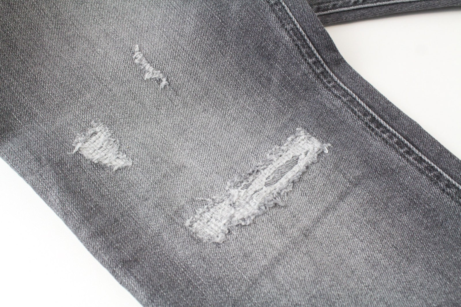 DIESEL D-Eetar 0890F Men Jeans W28/L30 Grey Cotton Stretch Ripped Tapered Fit