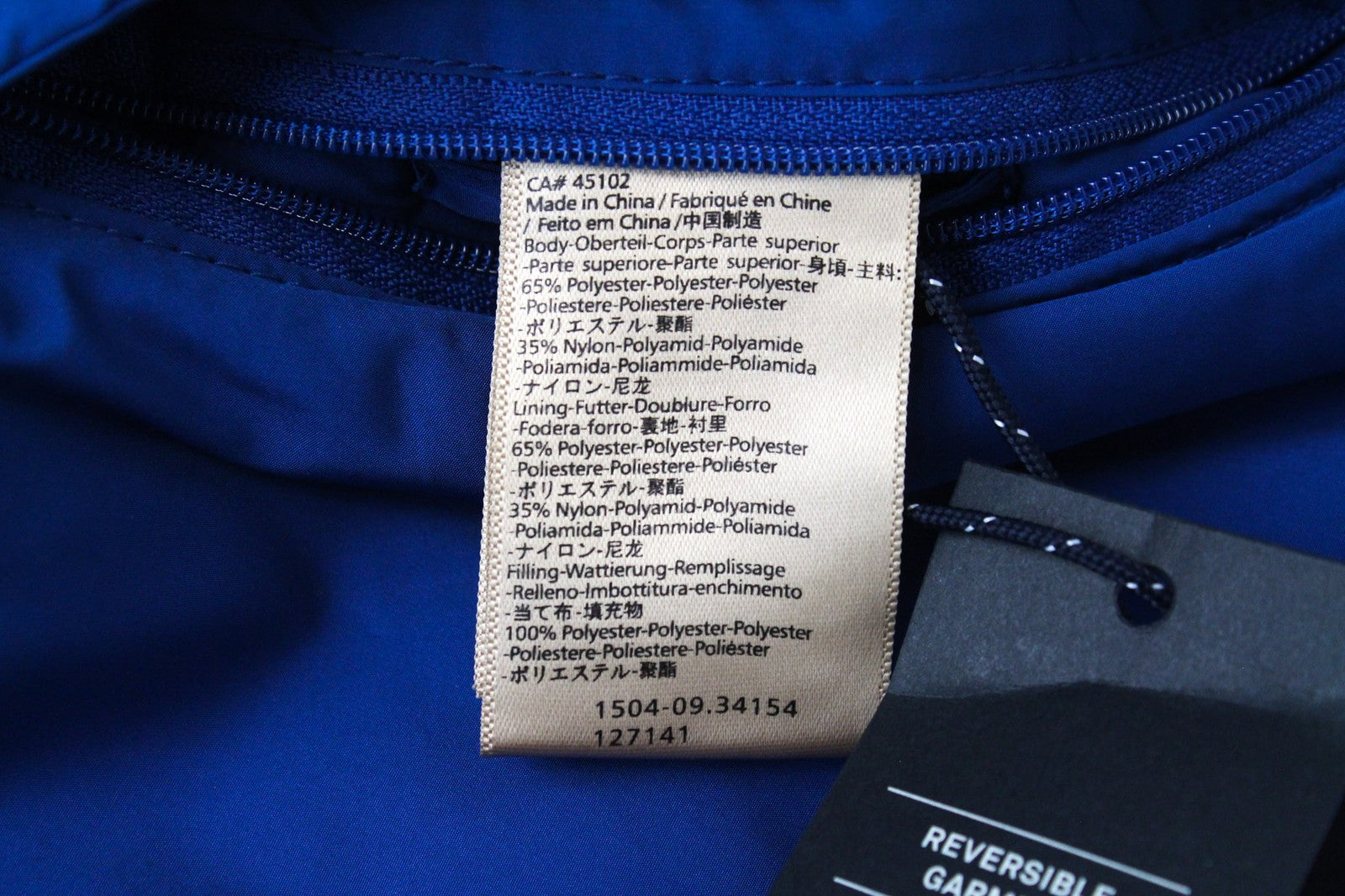 SCOTCH & SODA Ams Couture Men Waistcoat L Blue Reversible Padded Patterns Gilet