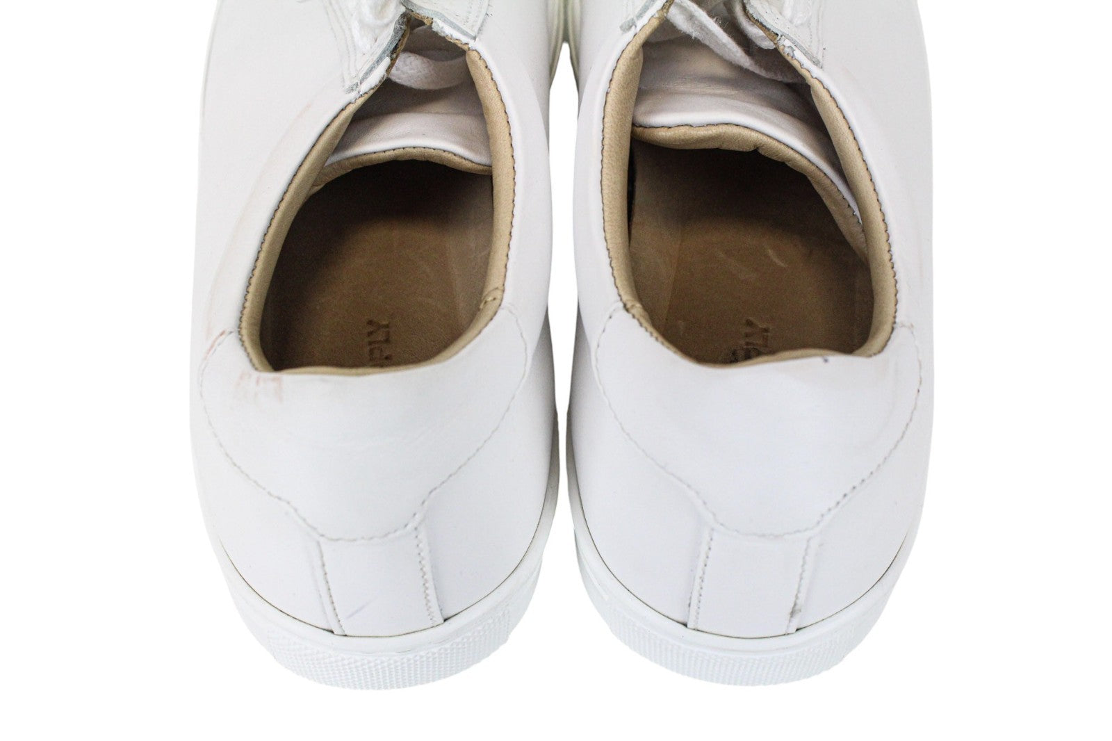 SUITSUPPLY Men Trainers EU37 White Girls Boys Unisex Leather Low-Top Sneakers