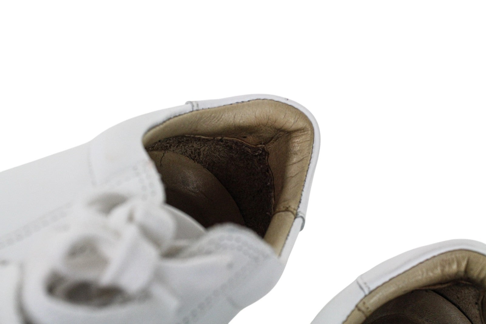 SUITSUPPLY Men Trainers EU37 White Girls Boys Unisex Leather Low-Top Sneakers