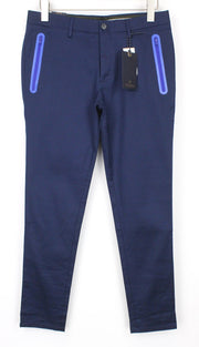 SCOTCH & SODA Mott Men Trousers W31/L32 Marine Blue Chino Classic Super Slim
