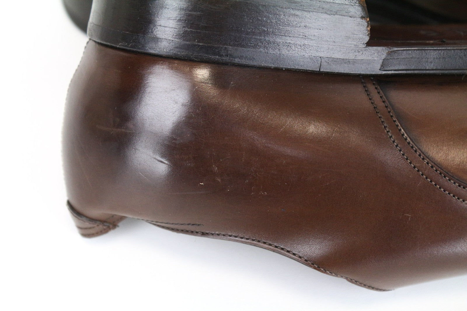 SUITSUPPLY Men Formal Shoes EU42.5 Brown Double-Buckled Genuine Leather