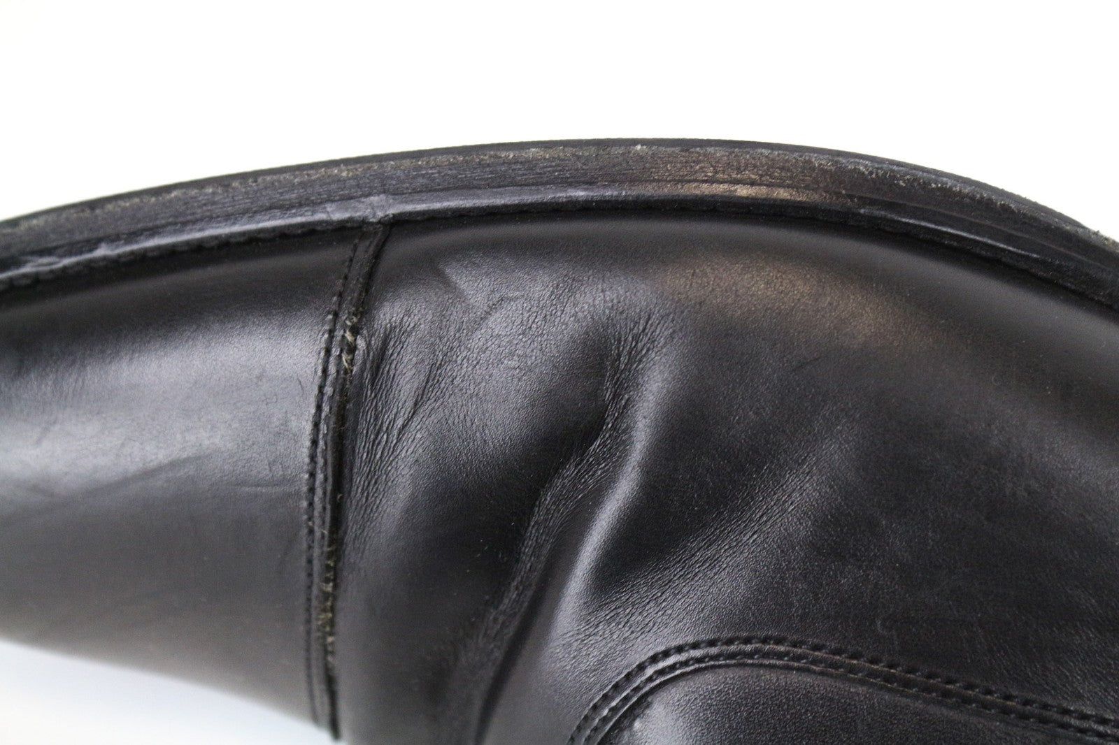 SUITSUPPLY Men Formal Shoes EU46 Black Laced Low-Top Genuine Leather Classic