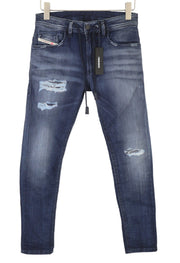 DIESEL Thommer CB-NE 069JF Men's Jeans W28 Blue Jogg Sweat Fade Distress