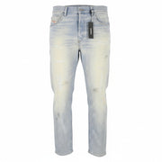 DIESEL D-Eetar 081AK Men's Jeans W34/L32 Blue Painted Dirty Fade Whisker