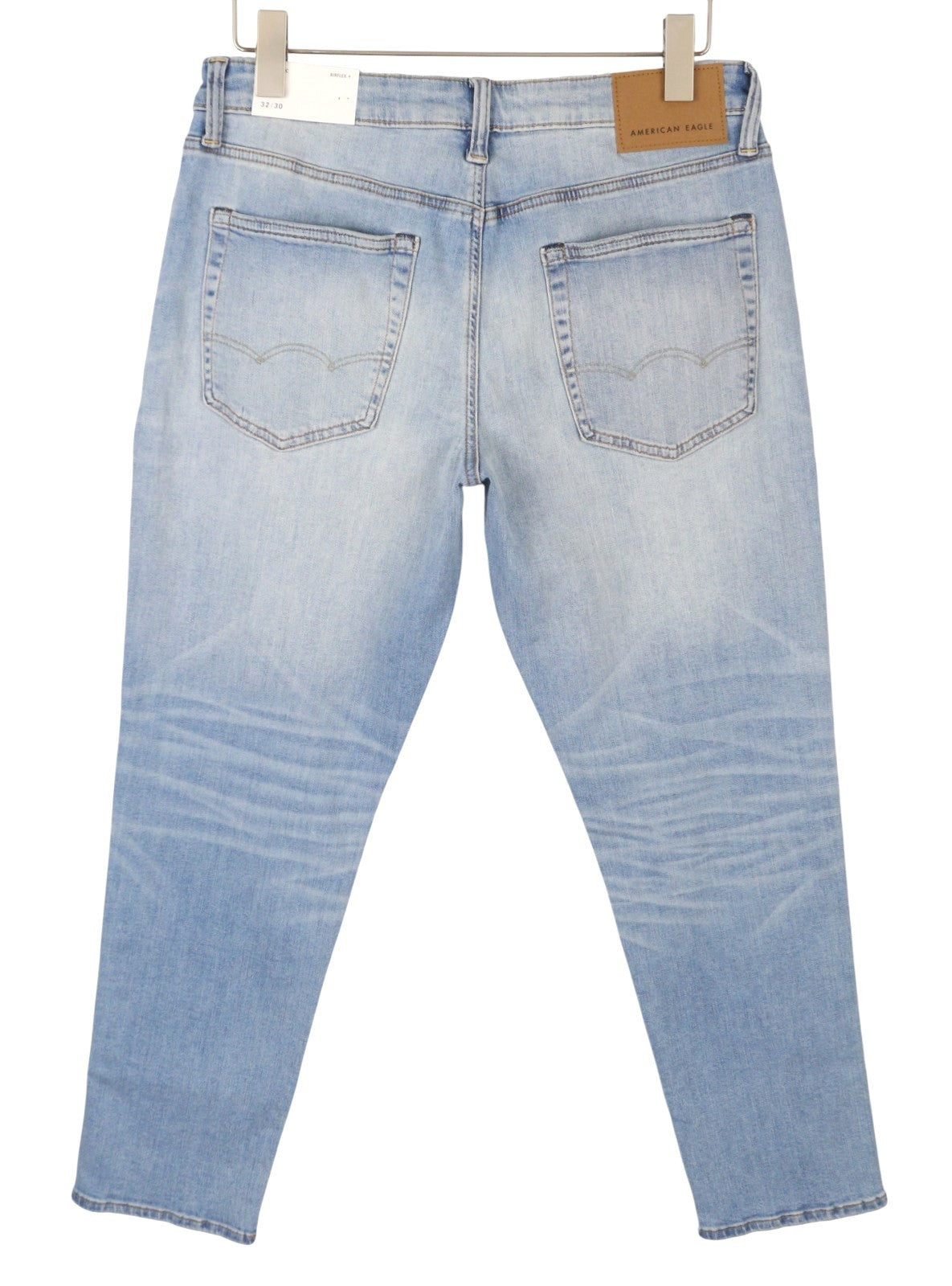 AMERICAN EAGLE OUTFITTERS Airflex+ Men's Jeans W32/L30 Athletic Pale Blue