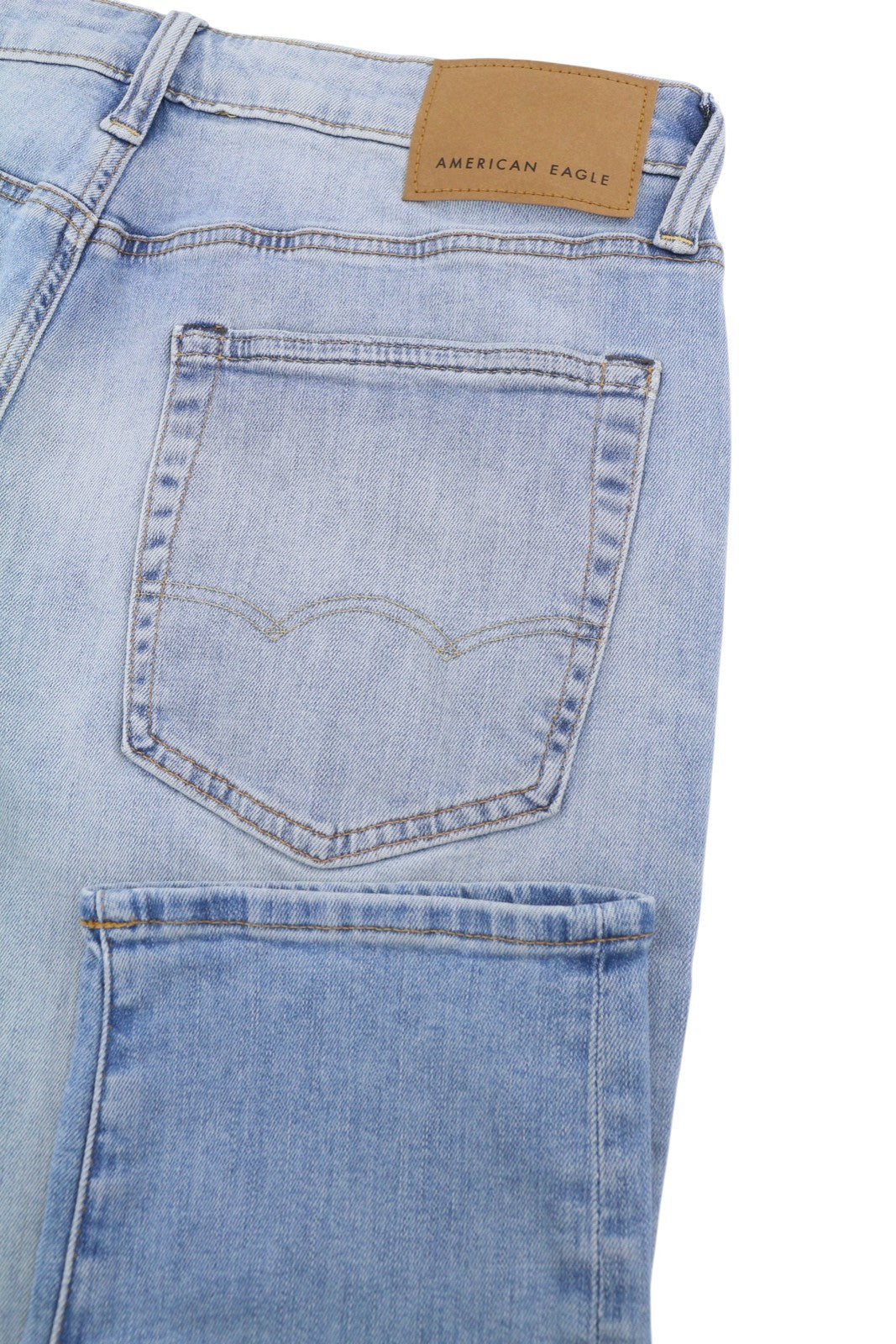 AMERICAN EAGLE OUTFITTERS Airflex+ Men's Jeans W32/L30 Athletic Pale Blue