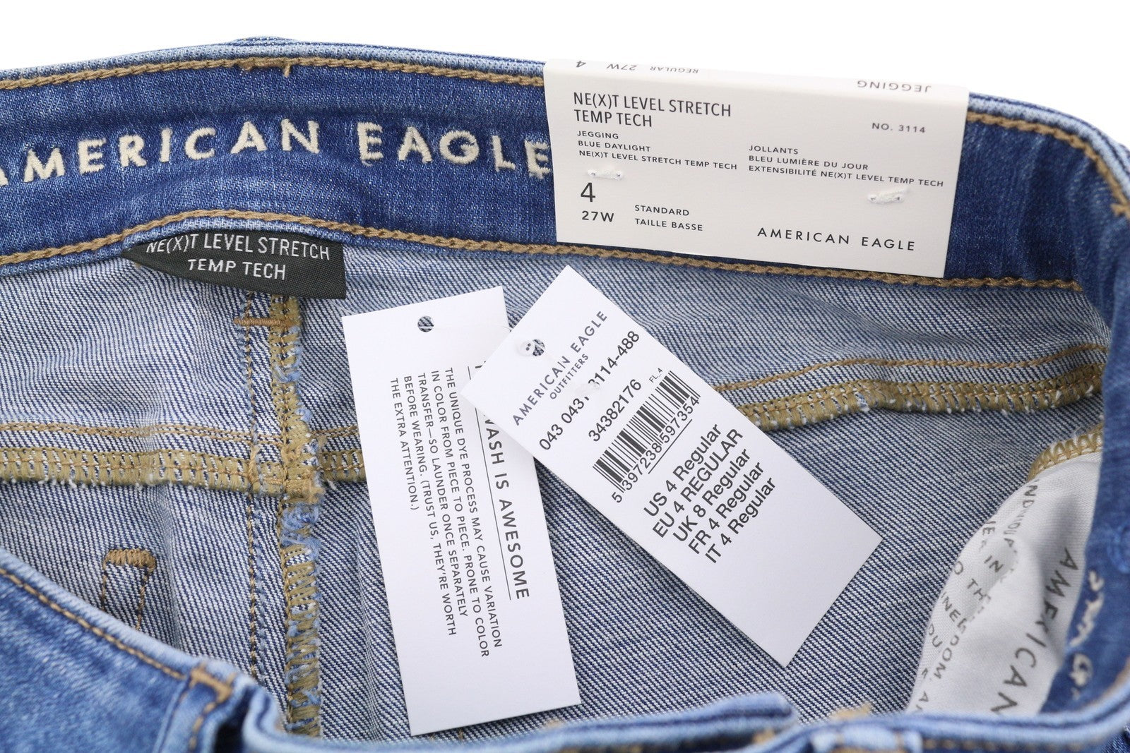 AMERICAN EAGLE OUTFITTERS Jegging Women's Jeans W27 Temp Tech Stretch
