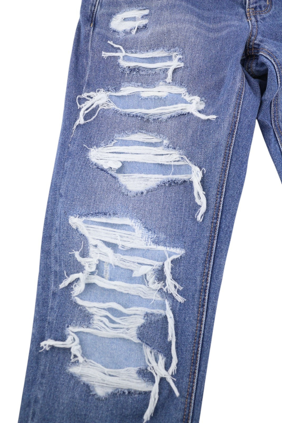 AMERICAN EAGLE OUTFITTERS Tomgirl Women's Jeans W27 Shadow Patch Distress