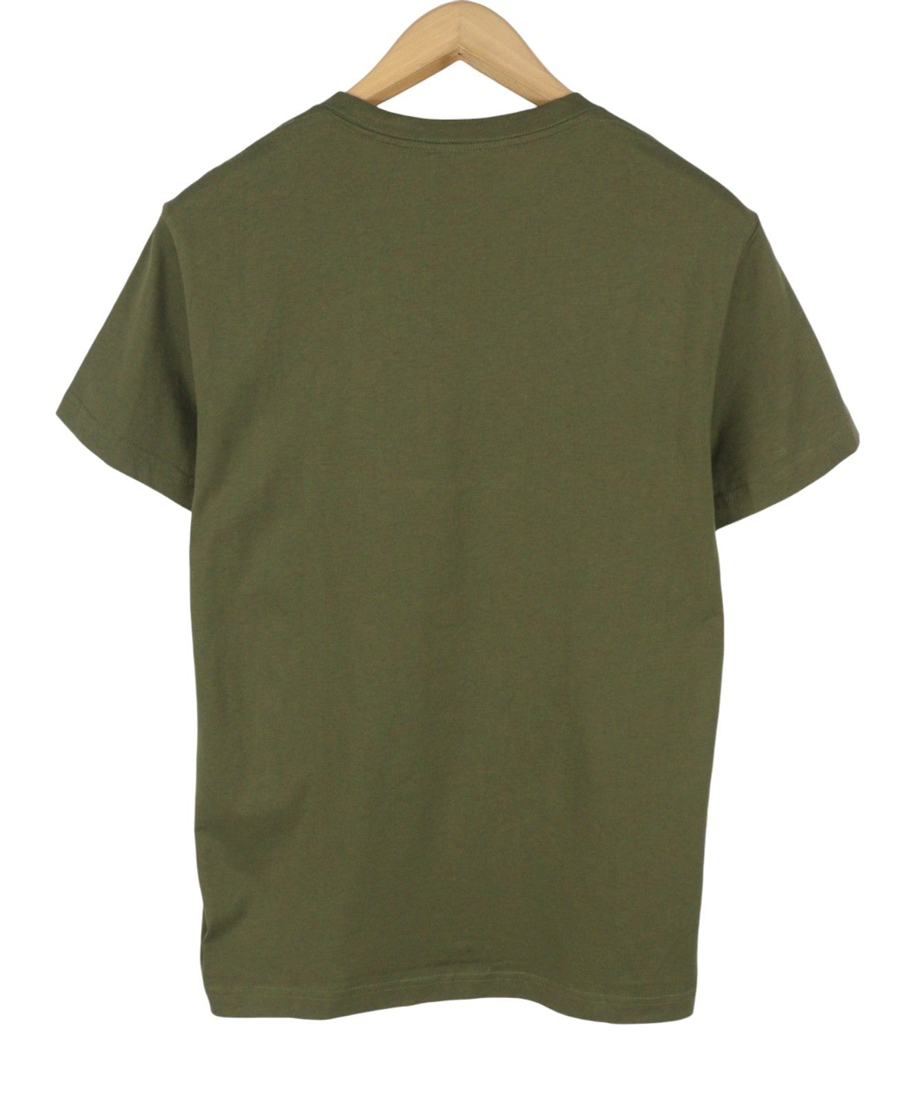 DIESEL T-Diego New D Logo Men T-Shirt XL Khaki Green Cotton Tricot Short Sleeve