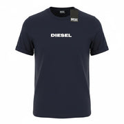DIESEL T-Just 250231 Off Men T-Shirt L Blue Cotton Tricot Crew Neck Short Sleeve
