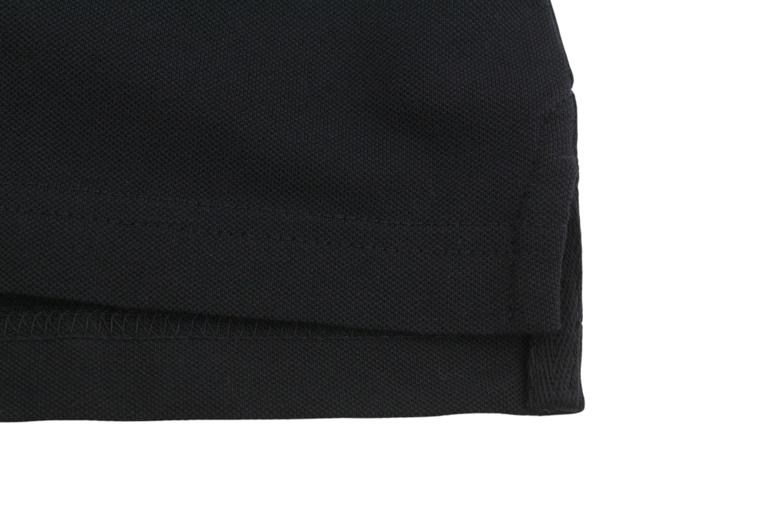 DIESEL T-Smith 260105 Off Men Polos 2XL Black Front Logo Short Sleeve