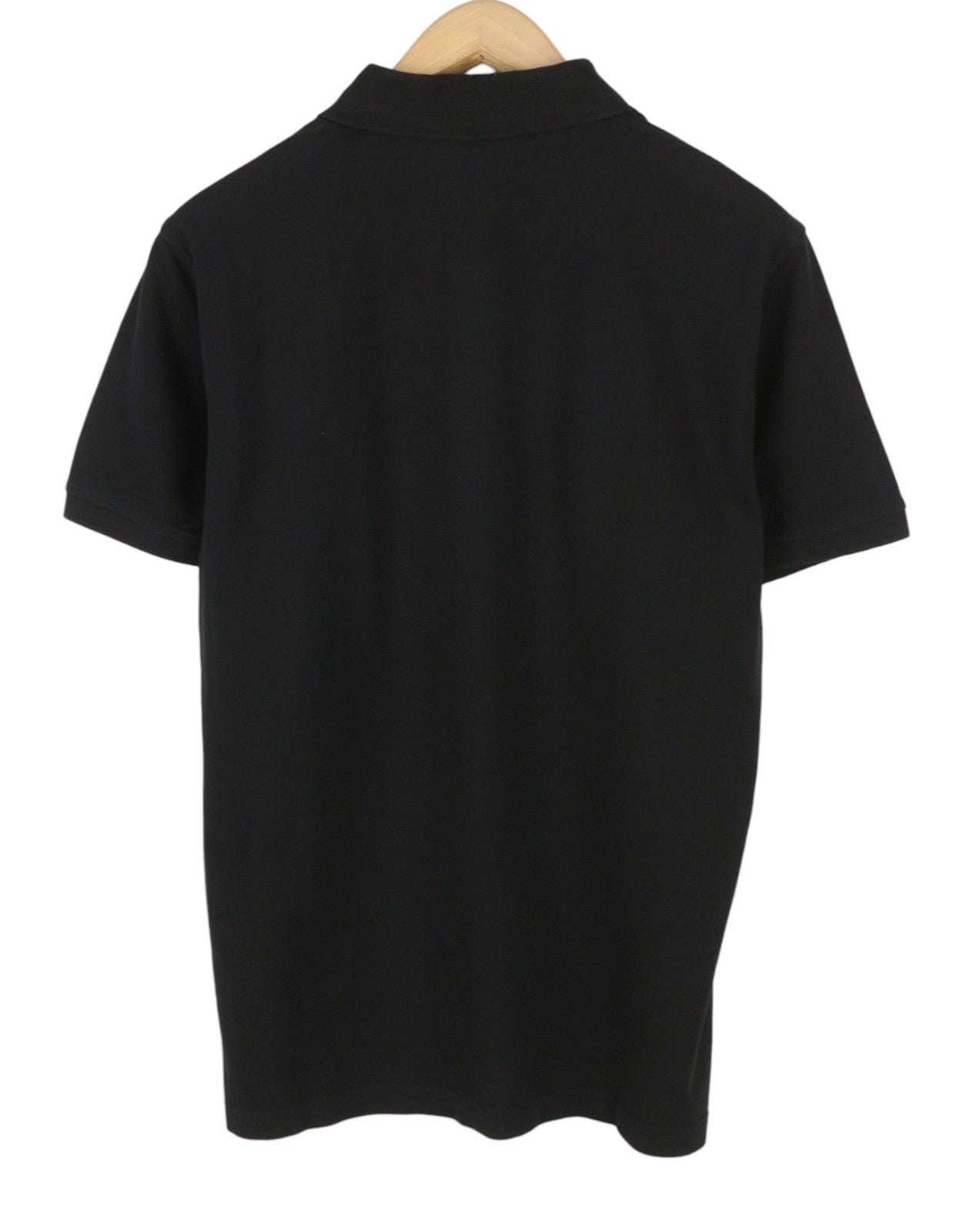 DIESEL T-Smith 260105 Off Men Polos L Black Front Logo Short Sleeved