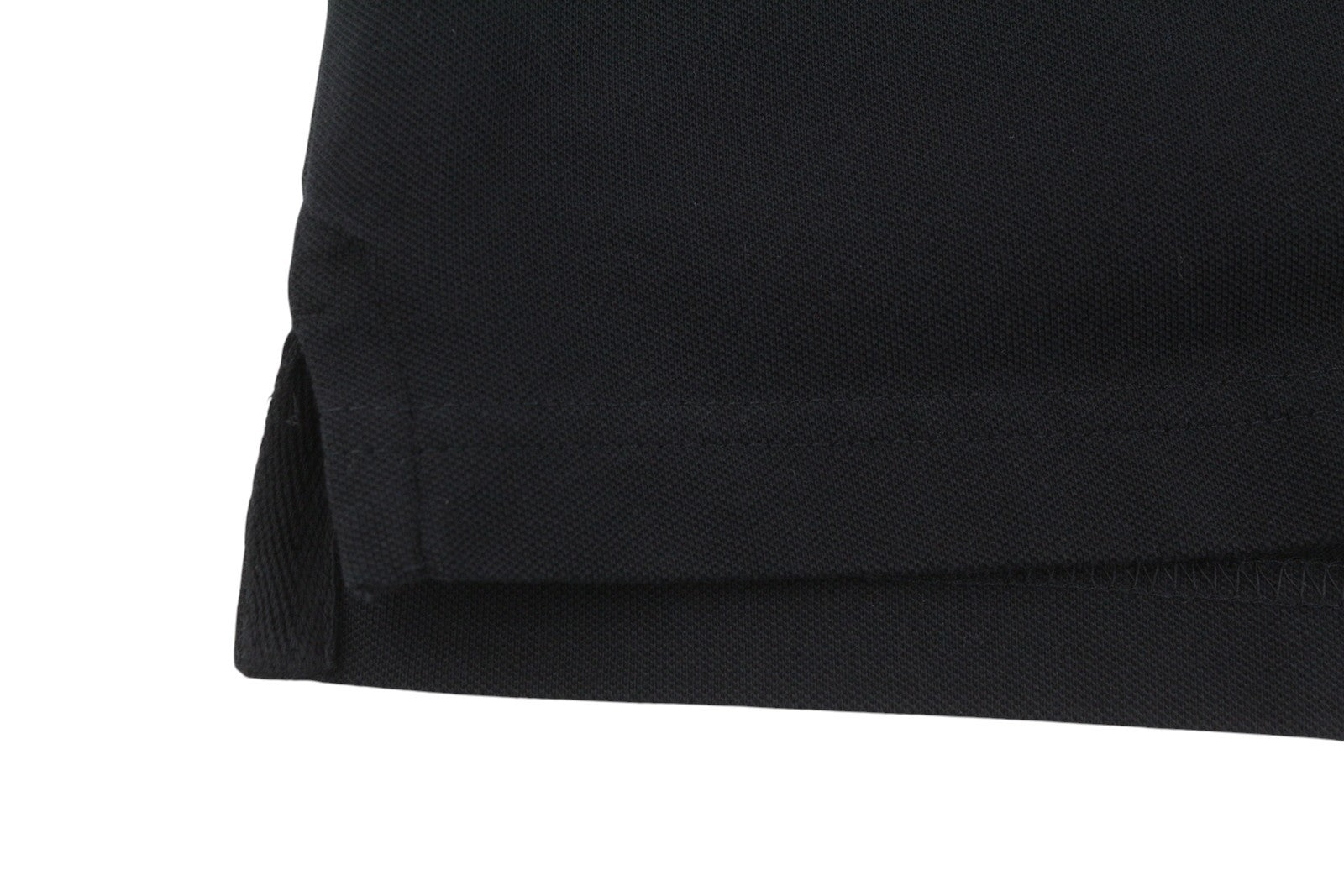 DIESEL T-Smith 260105 Off Men Polos L Black Front Logo Short Sleeved