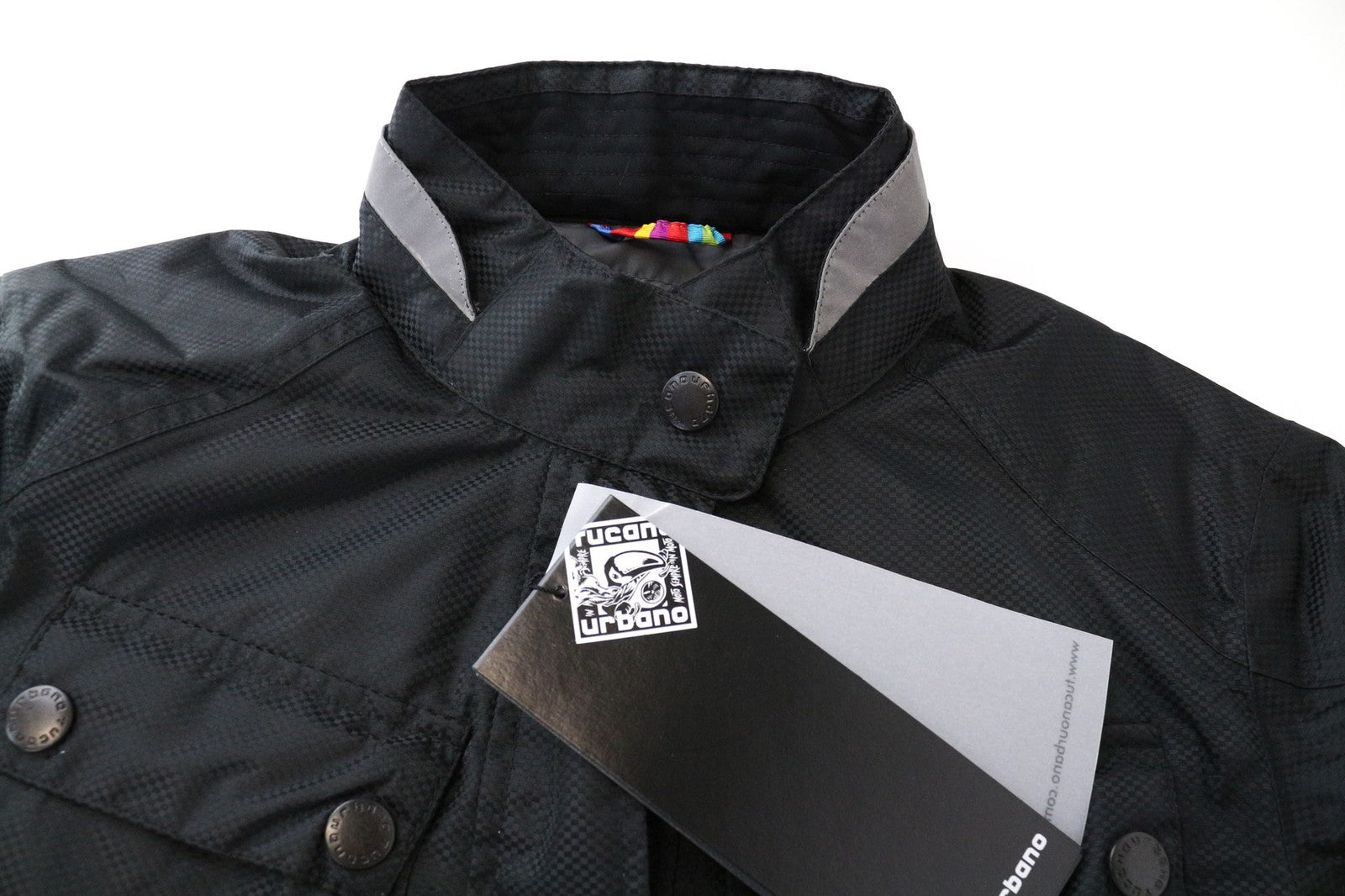 TUCANO URBANO Tina moteriška motociklo striukė S, juoda, su apsauginiu pamušalu 