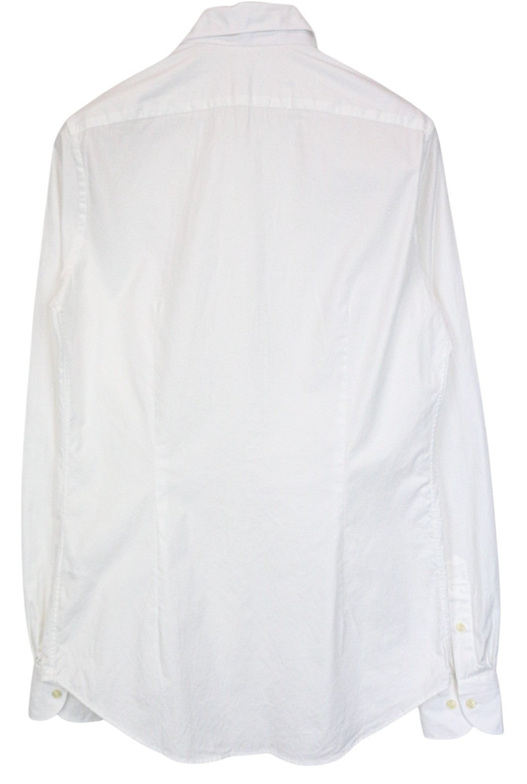 SUITSUPPLY vyriški formalūs marškiniai, 39L/15 1/2L, balti, ypač ploni, grynos medvilnės, ruoželinio audinio. 