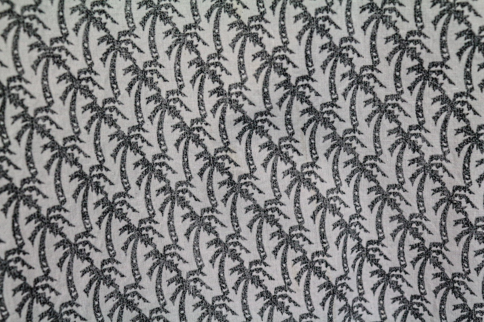 SCOTCH & SODA Ams Couture Men's Shirt L Grey Palm Pattern Pure Cotton