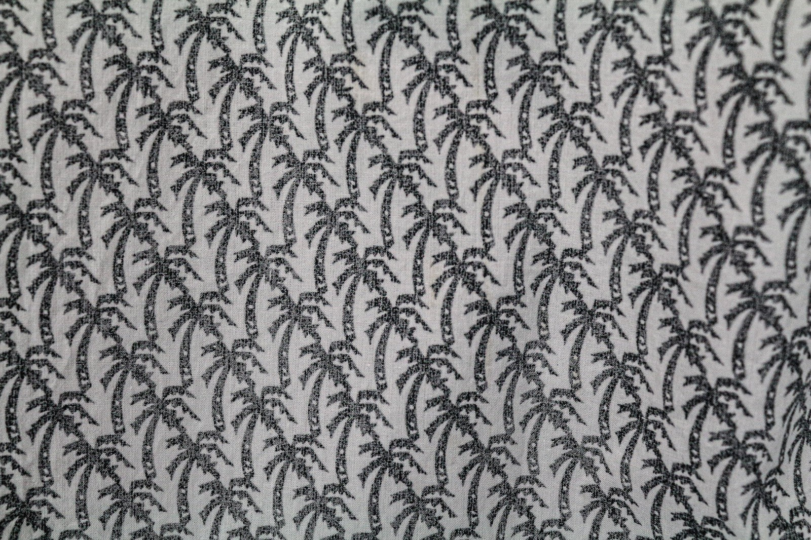 SCOTCH & SODA Ams Couture Men's Shirt L Grey Palm Pattern Pure Cotton