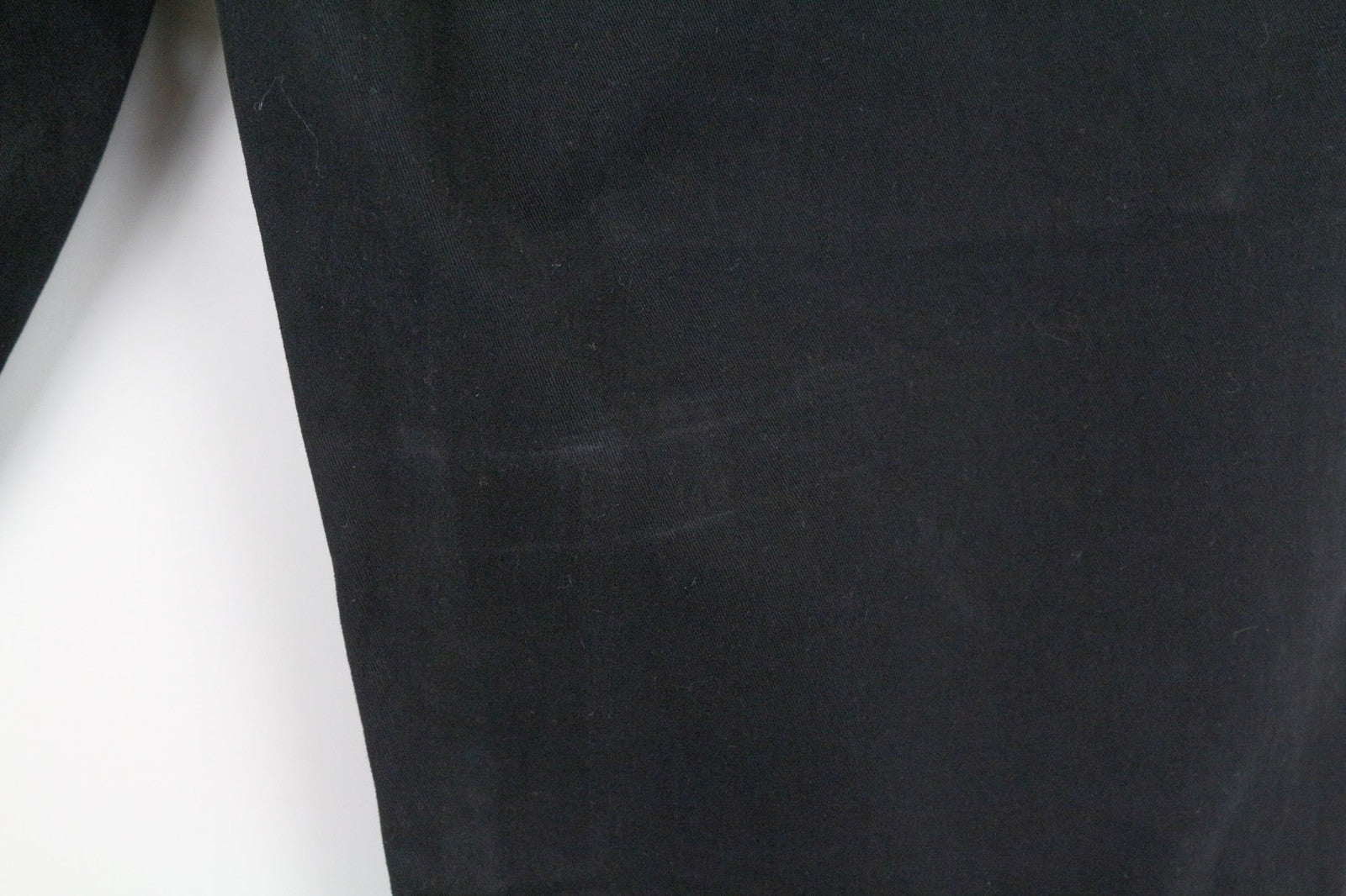 DENHAM Marshal Men's Trousers W27/L32 Black Slim Stretch Cotton Button Fly Fit